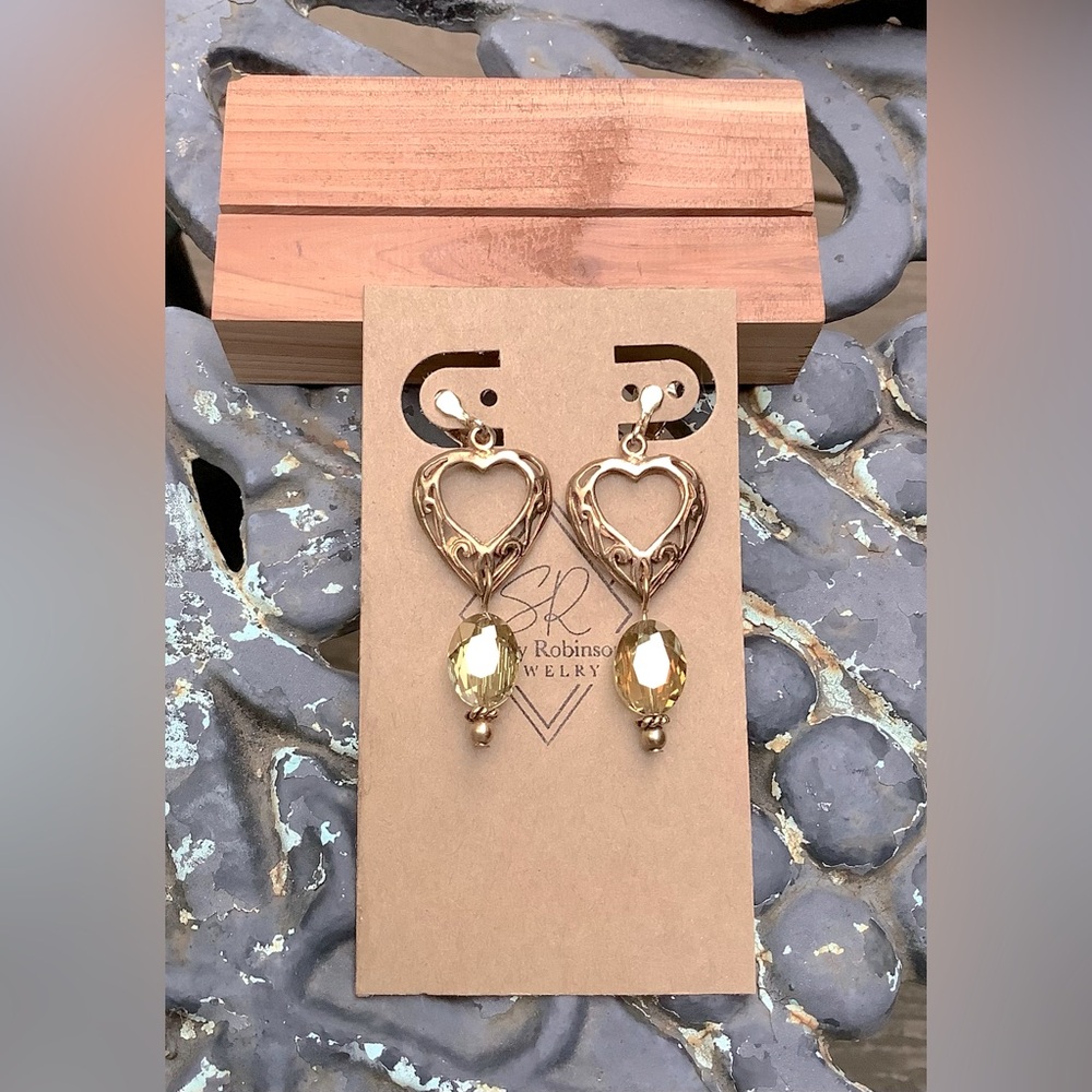 Minimalist Gold Tone Clip Earrings